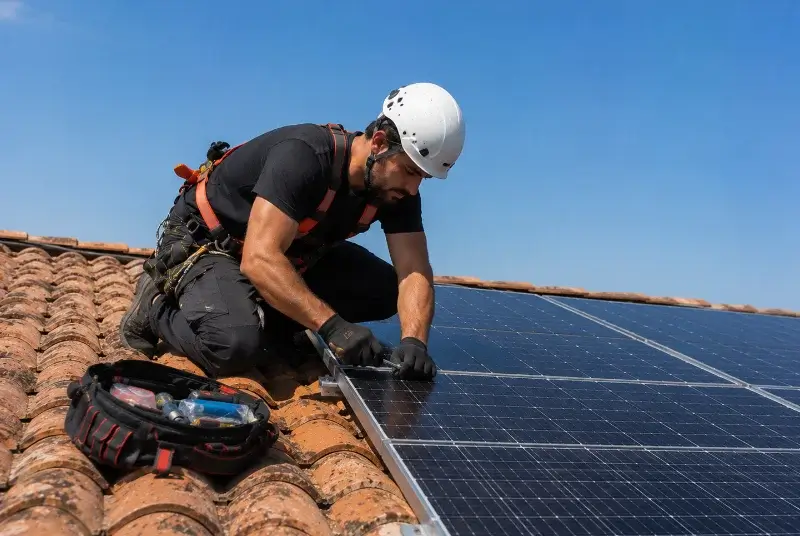 Maintenance et monitoring de panneaux solaires à Froges